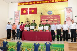 4 phường ở TP.HCM ký quy chế phối hợp giữ an ninh trật tự