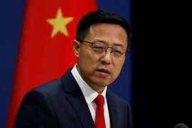 Phát ngôn viên Bộ Ngoại giao Trung Quốc - Triệu Lập Kiến. ẢNH: REUTERS
