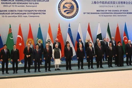 Hội nghị thượng đỉnh Tổ chức Hợp tác Thượng Hải (SCO) diễn ra tại Uzbekistan hồi tháng 9. ẢNH: SPUTNIK