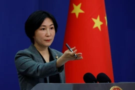 Phát ngôn viên Bộ Ngoại giao Trung Quốc - bà Mao Ninh. Ảnh: AP