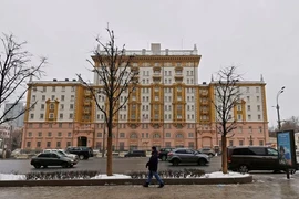 Đại sứ quán Mỹ tại thủ đô Moscow (Nga). Ảnh: REUTERS