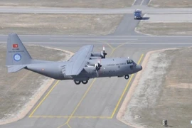 Ảnh chụp máy bay C-130 của Thổ Nhĩ Kỳ tại sân bay Ankara hồi tháng 12-2020. Ảnh: DAILY SABAH