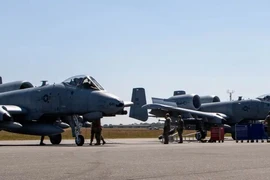 Máy bay A-10 Thunderbolt II của Không quân Mỹ chuẩn bị cho tập trận Air Defender 23. Ảnh: BUSINESS INSIDER
