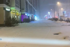 Thủ đô Moscow (Nga) hứng chịu bão tuyết đen 