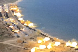 Hàn Quốc: Triều Tiên bắn tiếp 60 quả pháo ra vùng biển phía Tây