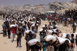 Israel: Ngừng đánh 10 tiếng mỗi ngày, mở hành lang cứu trợ ở Gaza 
