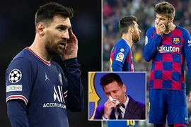 Messi về lại Barca, không muốn thấy mặt Pique