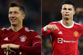 Lewandowski đá cặp với Ronaldo trong màu áo MU