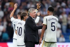 HLV Ancelotti ca ngợi chân sút Bellingham ở chuyến làm khách Atalanta
