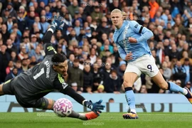 HLV Pep Guardiola gửi lời cảnh báo từ chân sút Haaland