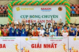 Vinh danh 2 nhà vô địch Cúp bóng chuyền Thiên Tân 2026