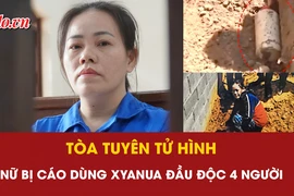 dùng xyanua đầu độc chết chồng và 3 đứa trẻ, xyanua, 
