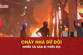 cháy nhà, đường Liên ấp, Vĩnh Lộc