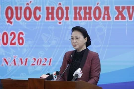 Chủ tịch Quốc hội Nguyễn Thị Kim Ngân cũng tán thành việc tăng ĐBQH ngoài Đảng. Ảnh: MTTQ