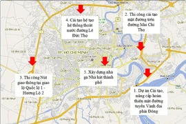 Thảm bê tông dày gần nửa mét chống lún ở Đại lộ Đông - Tây
