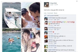 Công Vinh bất ngờ khoe ảnh con gái trong chuyến du lịch biển