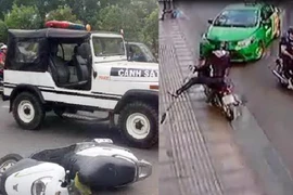 Trường hợp nào được truy bắt cướp bằng ô tô?