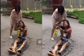 Đáng buồn vợ bầu vượt mặt vẫn mang luyn đi đánh ghen 