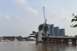 Cận cảnh cầu Thủ Thiêm 2 sắp hoàn thành