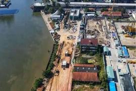 Hoàn thành thi công đắp trả nhà ga Ba Son