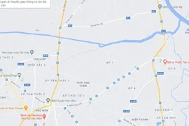 Phân luồng giao thông trên đường Đỗ Văn Dậy, Hóc Môn