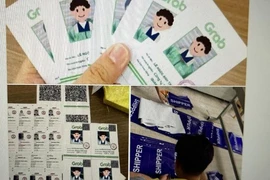 Cảnh báo việc làm giả thẻ nhận diện của Grab để lưu thông trên đường