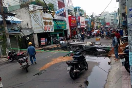 TP.HCM: Đã tái lập điện cho hơn 100 hộ dân ở phường 8, quận Tân Bình 