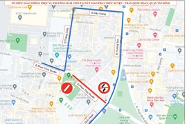 TP.HCM cấm lưu thông 8 tuyến đường để làm nút giao Phan Thúc Duyện - Trần Quốc Hoàn