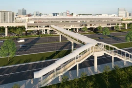 Bổ sung thang máy cho cầu bộ hành tuyến metro số 1