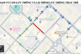 Chiếu vòng loại World Cup 2026, hạn chế lưu thông trên đường Nguyễn Huệ, TP.HCM