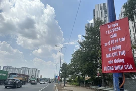 Điều chỉnh giao thông đường Mai Chí Thọ, lưu thông khu vực An Phú cần lưu ý