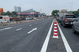 Toàn bộ nút giao Nguyễn Văn Linh - Nguyễn Hữu Thọ đã hoàn thành