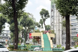 Xuyên trưa tô điểm cho hồ Con Rùa ở TP.HCM