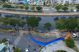 Lên phương án khắc phục tình trạng sạt lở bờ kênh Tàu Hủ