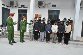 16 phụ nữ gọi điện lừa trúng thưởng xe máy SH trong căn nhà thuê