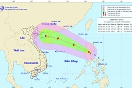 Bão MUJIGAE tiến sát biển Đông