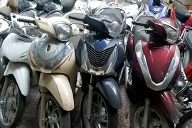 Băng trộm xe máy ở Thanh Hóa sa lưới công an