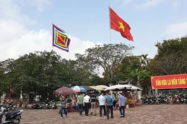 Đền Trần trước giờ khai ấn, trời nắng đẹp nhưng vắng du khách