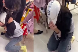 Clip nữ sinh bị cắt tóc, áo ngực: Công an khám xét, làm việc với chủ shop
