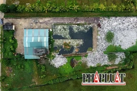 Ảnh: Lò đốt xử lý rác thải xây dựng hơn 5 tỉ bỏ hoang ở Thanh Hóa
