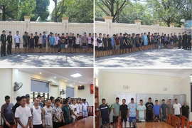 Cảnh sát đột kích sới gà, bắt quả tang 142 con bạc