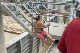 Cảnh sát, biên phòng ngăn người phụ nữ mang thai có ý định nhảy cầu