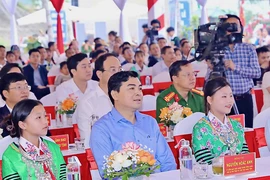 Niềm vui của học sinh vùng biên Thanh Hoá trong ngày khởi công trường nội trú liên cấp