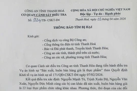 Công an Thanh Hóa điều tra đường dây sản xuất buôn bán thực phẩm giả