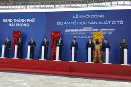 Khởi công nhà máy sản xuất ô tô lớn nhất Việt Nam