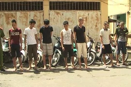 7 đạo chích bị sa lưới cùng một lúc