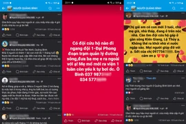 Quảng Bình: Lũ tiếp tục dâng trong đêm, nhiều người lên mạng kêu cứu