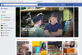 Facebook ra mắt dịch vụ Watch, cạnh tranh với YouTube