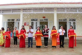 Khánh thành nhà học cho đồng bào H’Mông ở Lai Châu ​