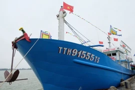Agribank Thừa Thiên-Huế bàn giao tàu vỏ thép đóng mới